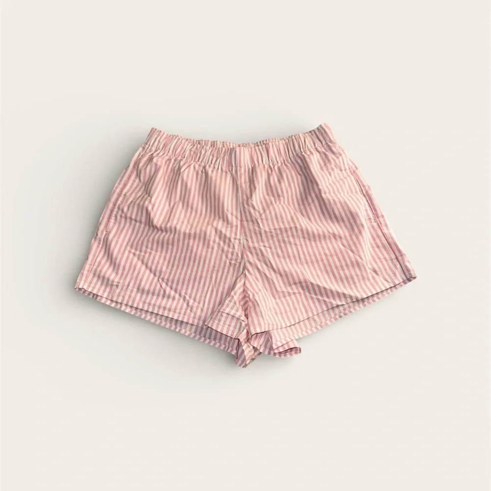 Hollister Striped Pink Sleep Shorts - Picture 1 of 2